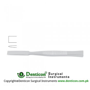 Bone Osteotome Stainless Steel, 13.5 cm - 5 1/4" Blade Width 12 mm